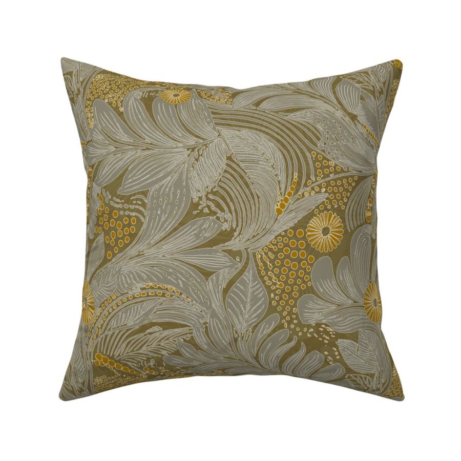 Leopard Leaves - Sage & Olive