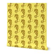 Seahorse7-brown/yellow