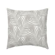 Coastal Palm Leaves - Gray 2