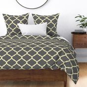 Kate Trellis in Citron & Charcoal Linen