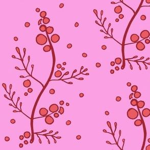 Berry Branches Pink