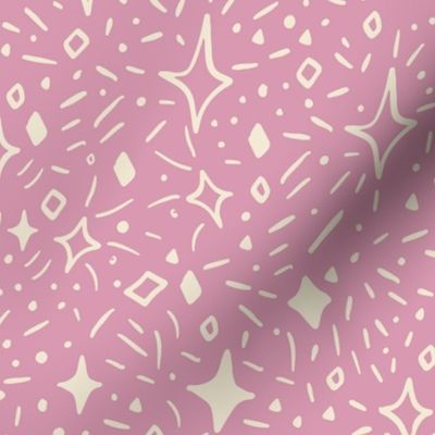 cozy baby stars in sky blanket rose pink