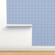 Phoebe Plaid - Chambray Blue & Off White Homespun Plaid