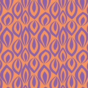 Leafyrific-purple on orange