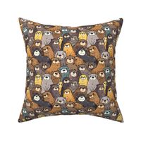 Cartoon Otters Otterly Adorable Cute Sea Otter Ocean Animal Funny Furry Fun