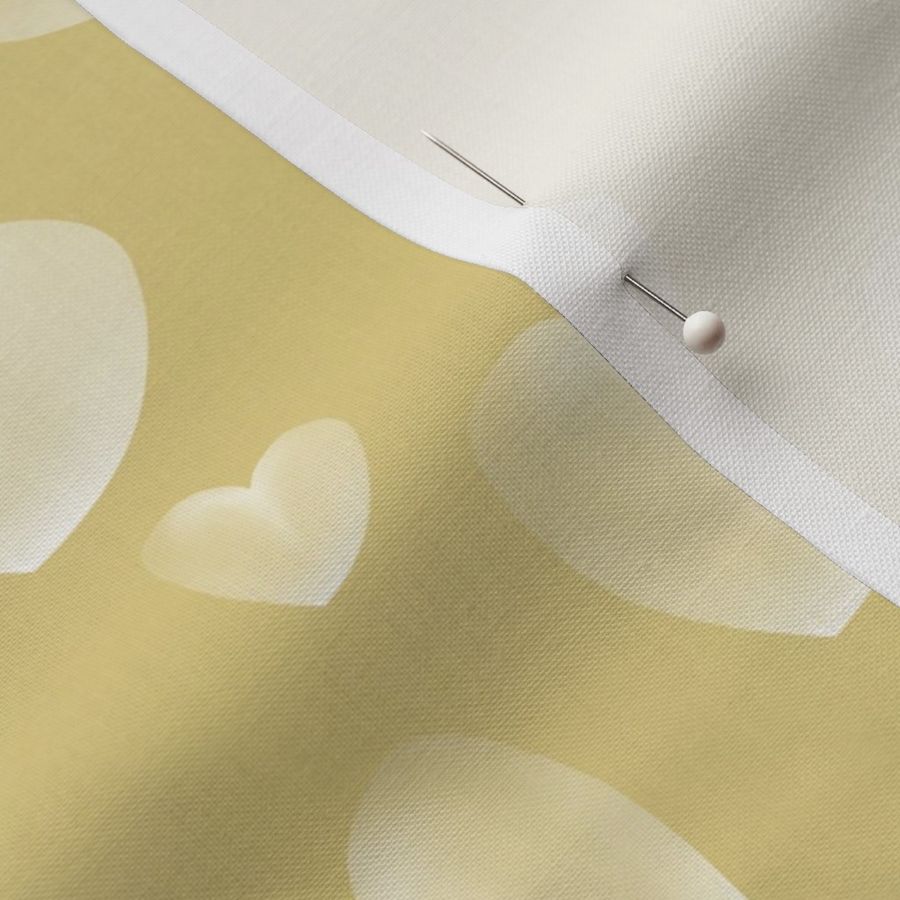 Plump Love Hearts // Mustard Yellow