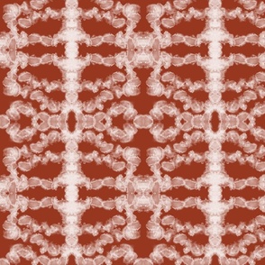 Lace On Rusty Red