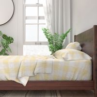 Rustic Buffalo Plaid Yellow - Gingham Nursery and Farmhouse Decor (S)