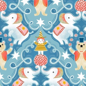 Circus damask kids