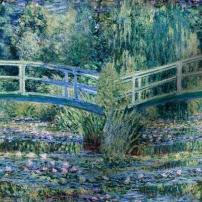 Claude Monet - Water Lilies and Japanese Bridge - SeamlessTile