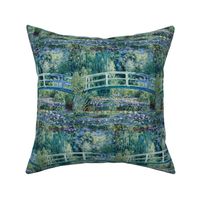 Claude Monet - Water Lilies and Japanese Bridge - SeamlessTile