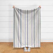 multicolor serene lilac blue stripes and blue grey on off-white cream