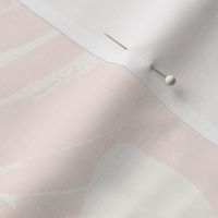 Ruched Austrian Shades with Bows - Soft Blush Pink and Off White