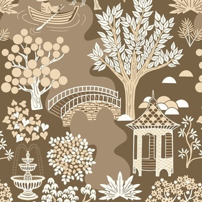 Secret Gardens - Medium Scale - Neutral Browns