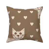 Happy-kitten-pastel-rainbow-stripes-hearts-boho-greyish-brown-earth tones-L