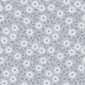 Countryside Floral (9") - grey