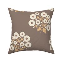 Sweet Floral Bouquet - Brown - Medium Scale