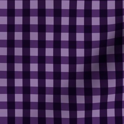 DARK VIOLET GINGHAM