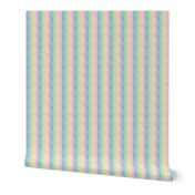 Skinny Rainbow Stripes - dollhouse scale 1 12