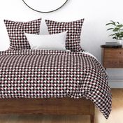 Pink and Black Houndstooth - Shepherd Check - Plaid - Small