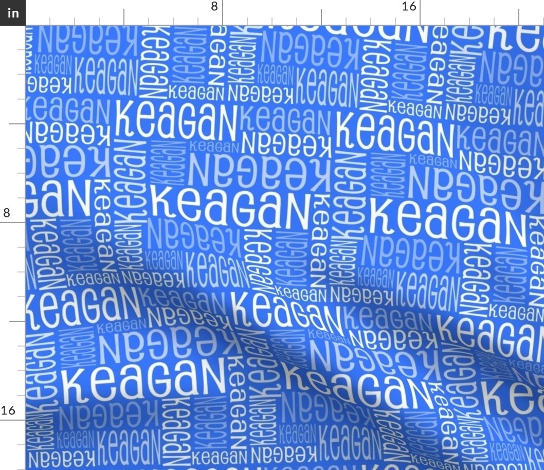 Personalised Fabric - Blue 7