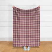 cowboy style masculine western tartan plaid-red-blue-peach