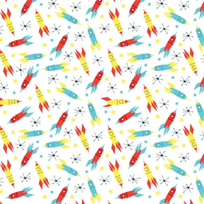 Space Rockets White
