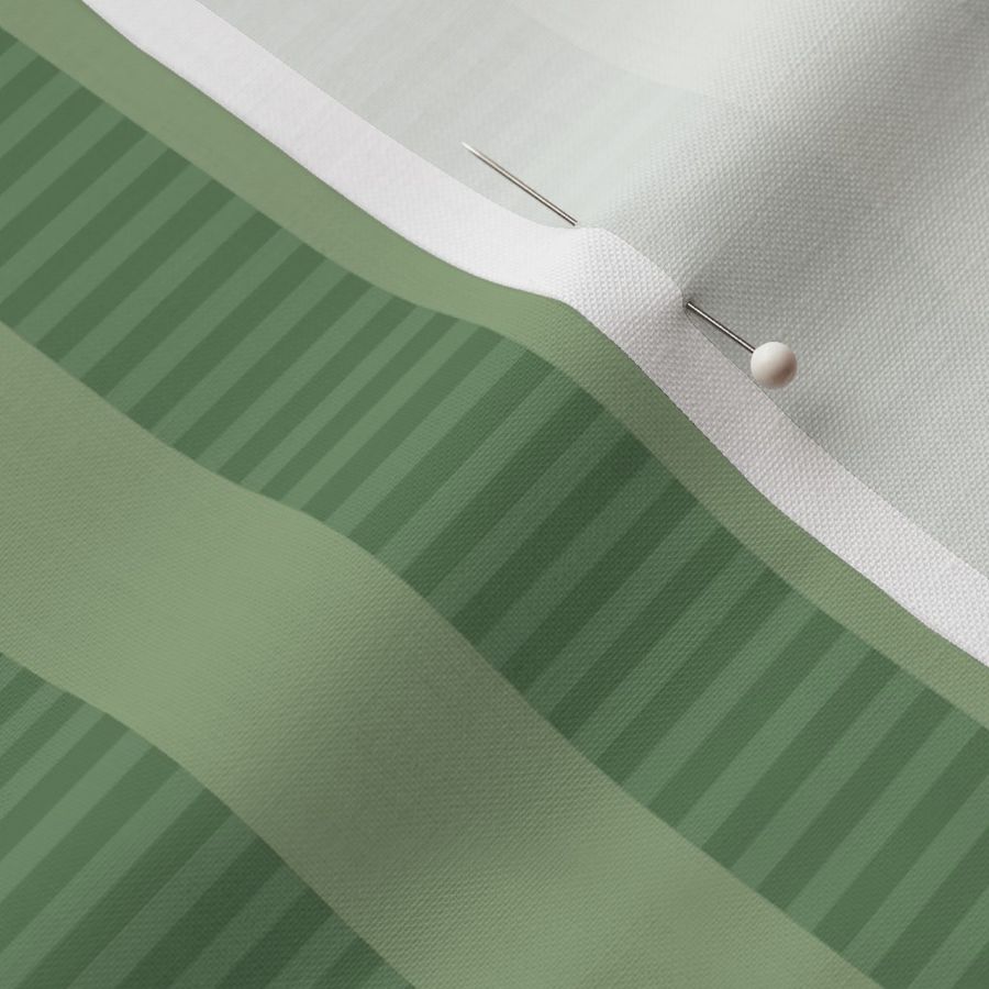 Ribbon Stripes in Sage Green