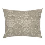 Classic Taupe Raised Damask