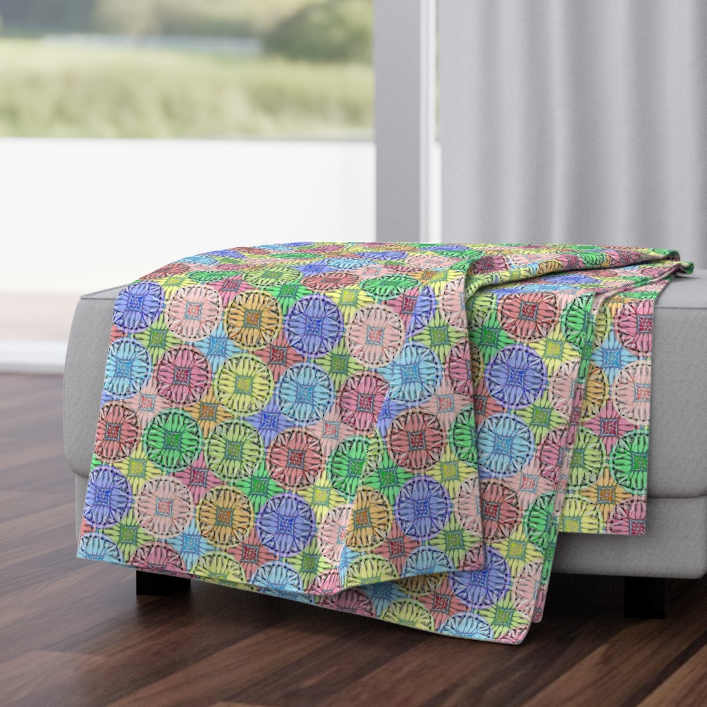 patchwork caravan scallops