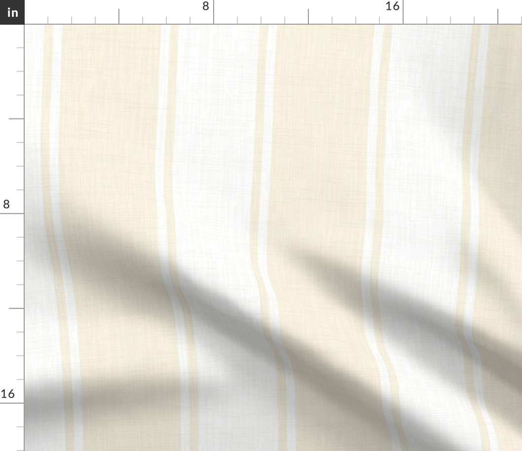 Benevolenza Stripes Ivory 4in Large