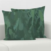 Moody Bold Painterly Green - Enchanted Mystical Forest Inspired Abstract