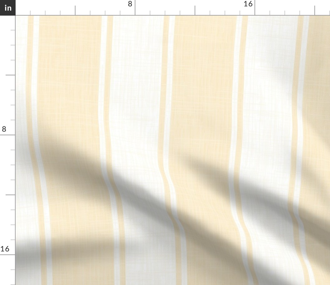 Benevolenza Stripes Ludwell White 4in Large