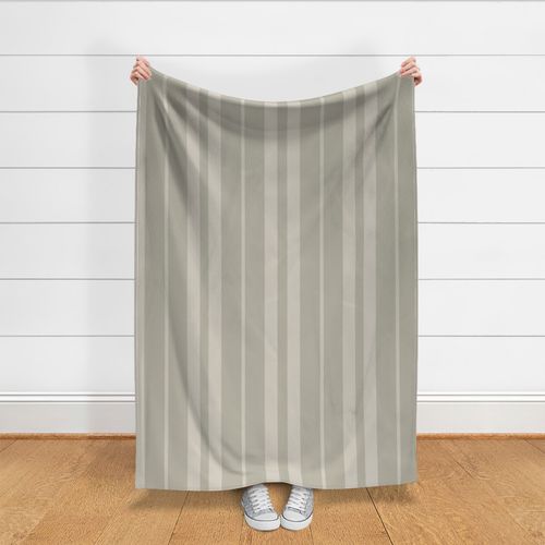 Classic Double Stripe With Thin Stripe Tan on Sage Green