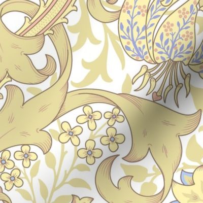 Golden Lily by William Morris reimagined