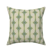 Sage Green Geometric Design for Quilting