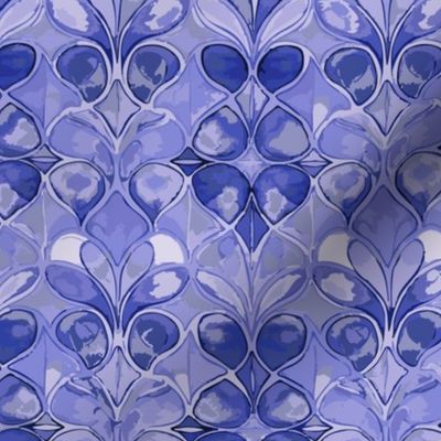 Lily of the Nile Collection - Lotus Mirage pattern - motifs are 1"