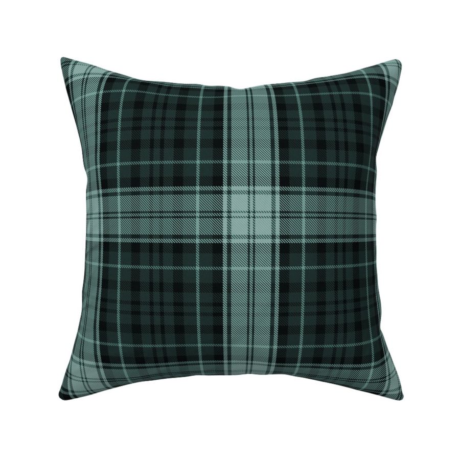 Dress Gordon Scottish Tartan in Dark Teal and Aqua Blue