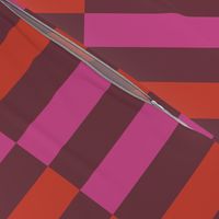 Broken-vertical-block-stripes-hot-red-pink-pomegranate-feminine-purple-XL