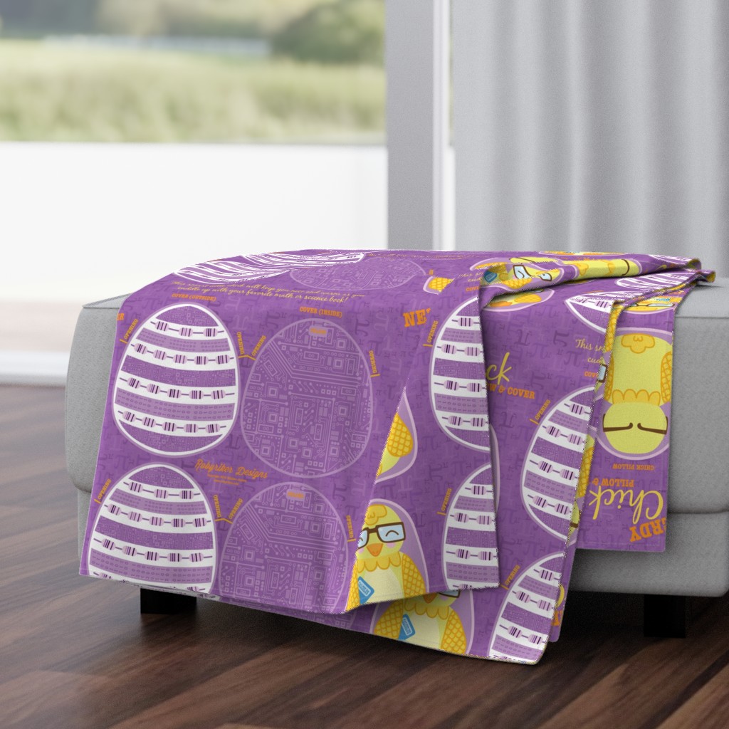 Nerdy Chick Pillow & Cover