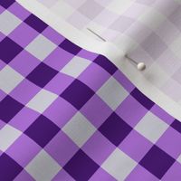 Purple Gingham Checks, Country Prim