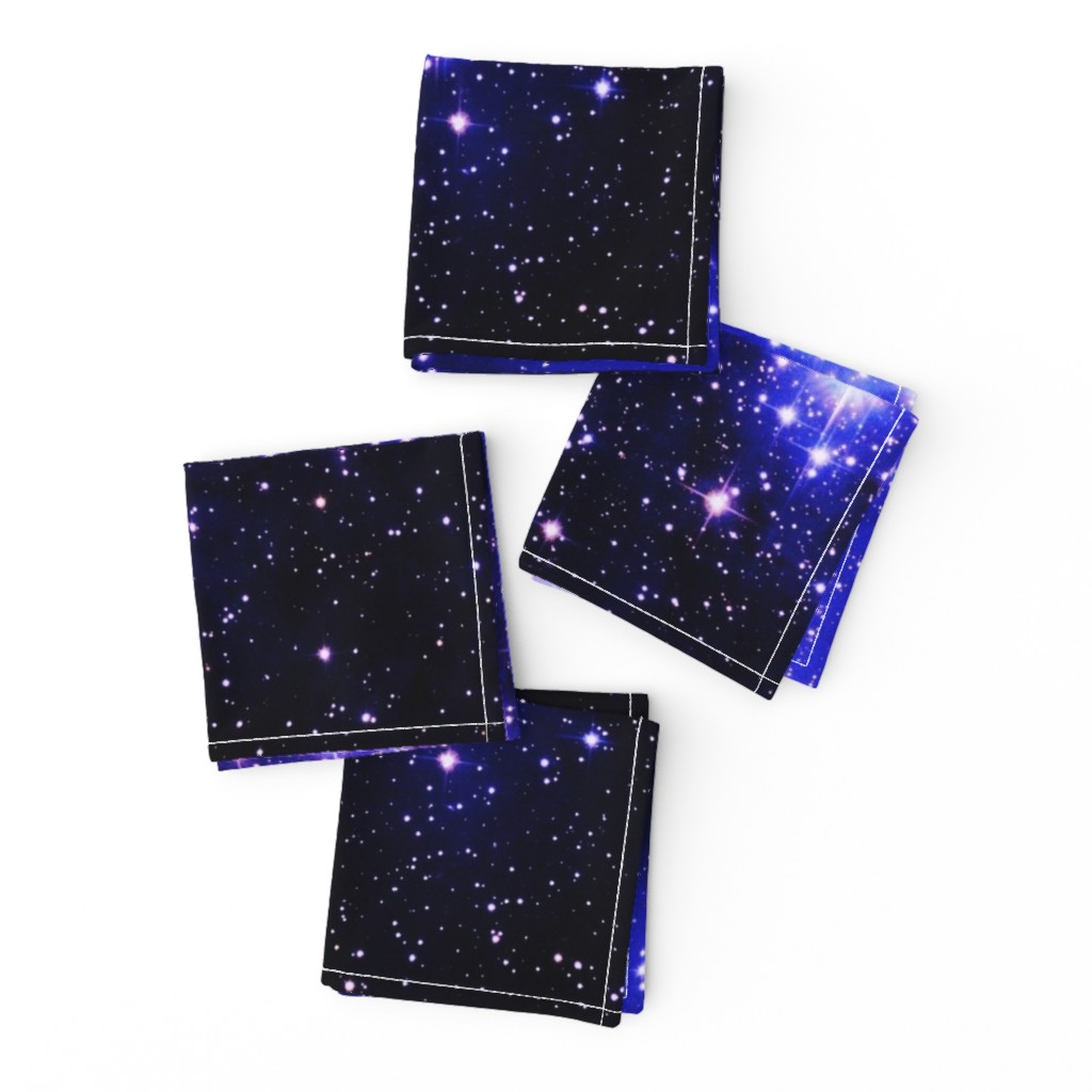 galaxy print - violet, blue, pink