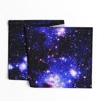 galaxy print - violet, blue, pink