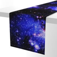 galaxy print - violet, blue, pink