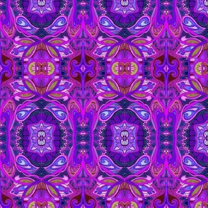 Purple Daze (a psychedelic retro sixties vine and scallop trip)