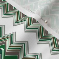 Emerald Chevron Illusion