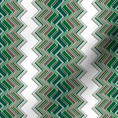 Emerald Chevron Illusion