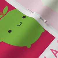 Kawaii Apple Coin Purse - Cut & Sew Pattern