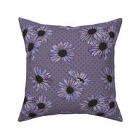 Purple Camo Daisy - Large