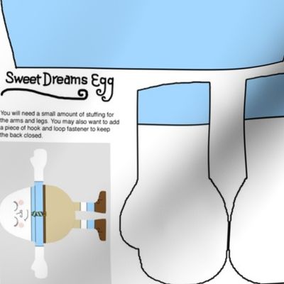 Sweet Dreams Egg - rice bag cover
